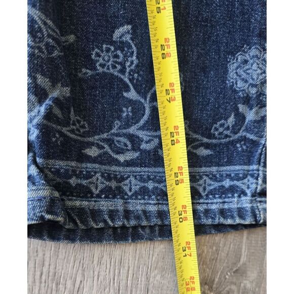 Polo Jeans Ralph Lauren Tattoo Bootcut Denim Blue Jeans Womens Size 0x30 - Picture 3 of 13